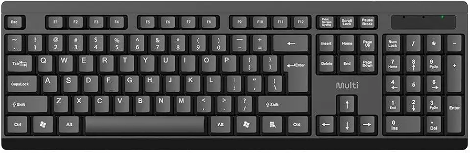 Teclado Sem Fio Básico TS10 USB Plug and Play Multi - TC607