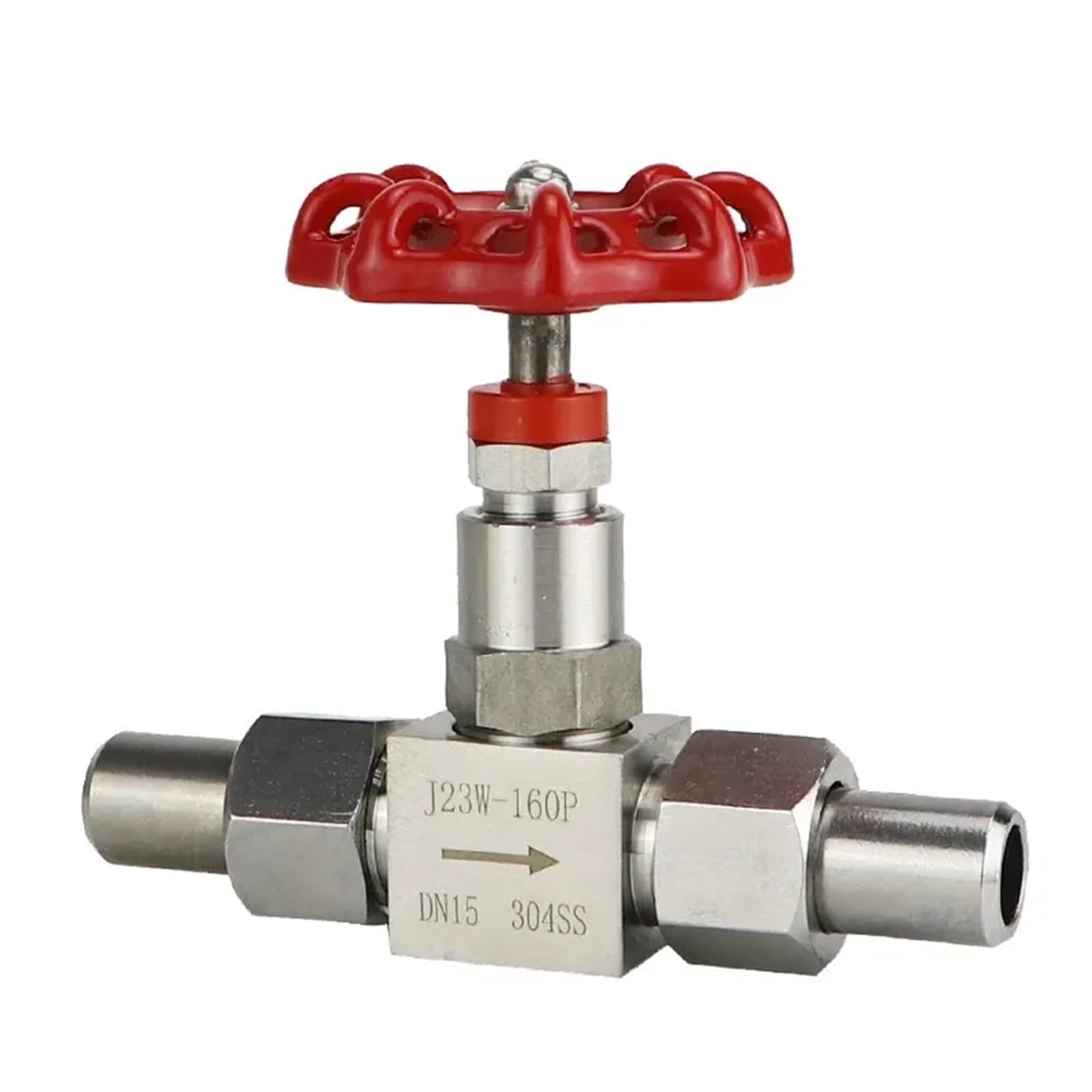 Válvula de carrete de aguja de 1/4" a 1", válvula de globo soldada a tope - Válvula de supresión de alta precisión for herramientas de gas(3/4 In)