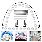 ✔ Ampliamente utilizado: el Table Balloon Arch Kit es la decoración perfecta para fotomatones de fiestas, fiestas de cumpleaños, bodas, eventos de bodas, celebraciones de bodas, fiestas de graduación, buffets de dulces, mesas de postres, baby showers, decoraciones de Navidad, decoraciones de Año Nuevo y más. Puede reutilizarlo en varias ocasiones.