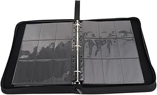 ADOCARN Clipes De Fichário Cartão De Jogo Coleta De Cartão De Jogo Álbum Cartão Titular De Cartão De Futebol Cartões Fichário Álbum Titular De Cartão De Jogo Cartão De Jogo Colecionador