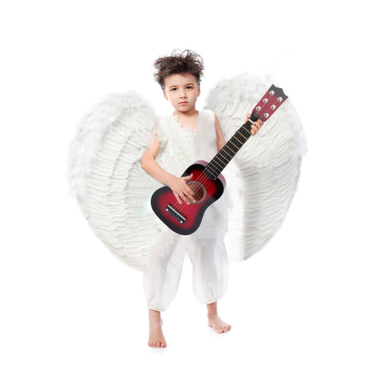 Guitarra de Aprendizaje Infantil de 21 Pulgadas, Madera, 6 Cuerdas
