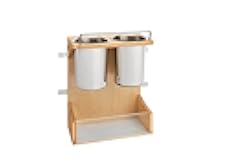 REV-A-Shelf Wood Vanity Cabinet Door Mount Storage Organizer