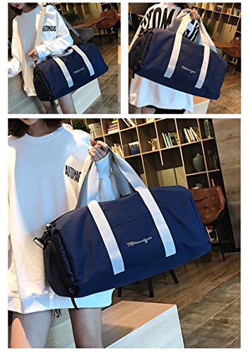 Bolsa de ejercicios de gran capacidad en nylon resistente con correa de hombro diagonal 7