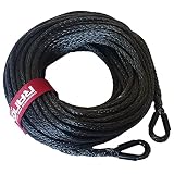 RANGER ULTRANGER Rope Extension 45TR 3.4 Tons, 7500 LBs, 1/4 inches x 100', UHMWPE Synthetic Winch R