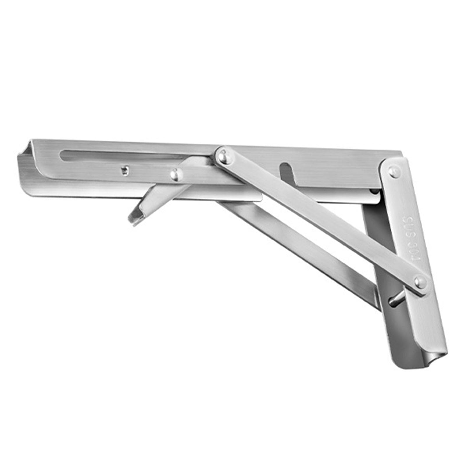 25cm Wall Mounted Folding Bracket Steel Foldable Shelf Bracket Elegant Wall for Home Renovations Projects Space Saving