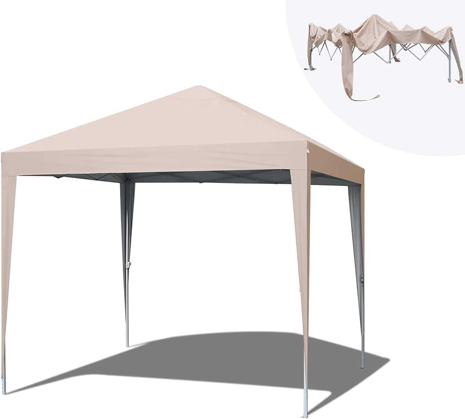 Amazon | Willpo ワンタッチ タープテント 3段階調節 3m/2.5m/2m UV  