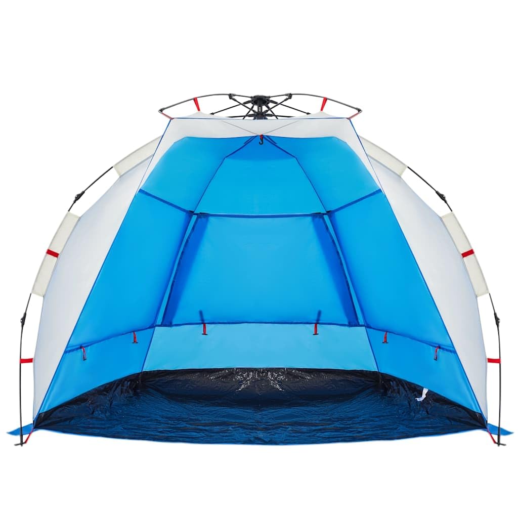 Mangloder Strandzelt Personen Azurblau mit Quick-Release Wasserdicht für Camping, Strand, Garten und Outdoor Aktivitäten, leichtes, kompaktes Familienzelt mit stabilem Design