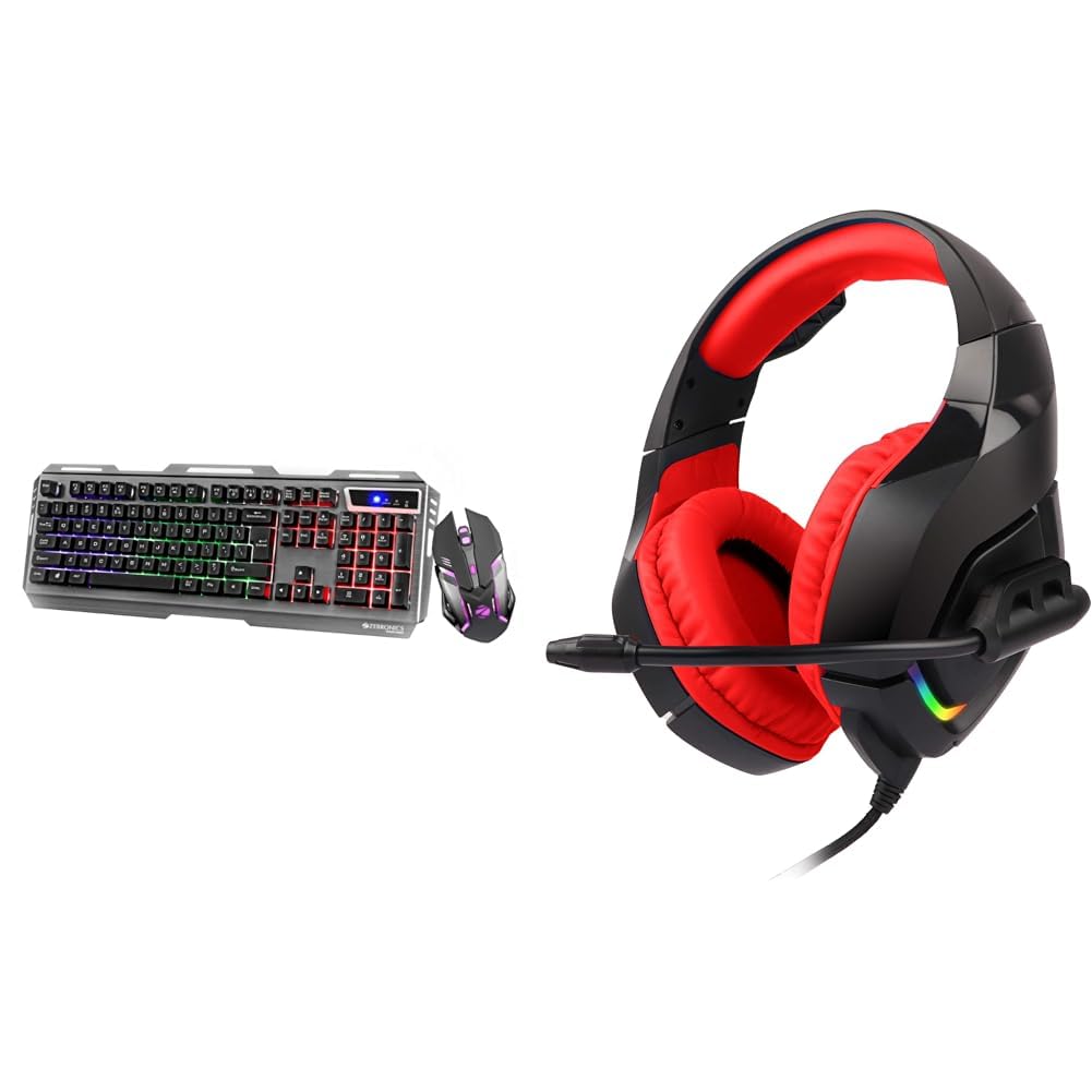 Zebronics Transformer Gaming Keyboard and Mouse Combo,Braided Cable,Durable Al Body,Multimedia Keys (B0BPRDSTX6) Amazon Price History, Amazon Price Tracker