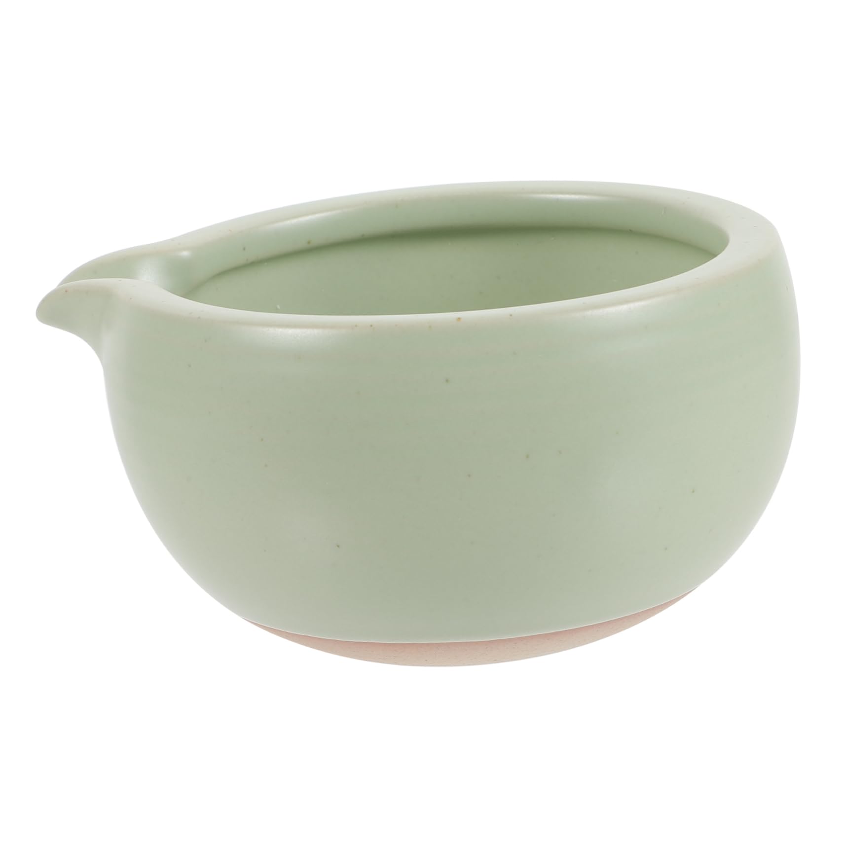 OKUMEYR Ceramic Bowl with Spout Tea Ceremony Cup Bowl for Home Tea House Use Craftsmanship Smooth Surface for Easy Handling