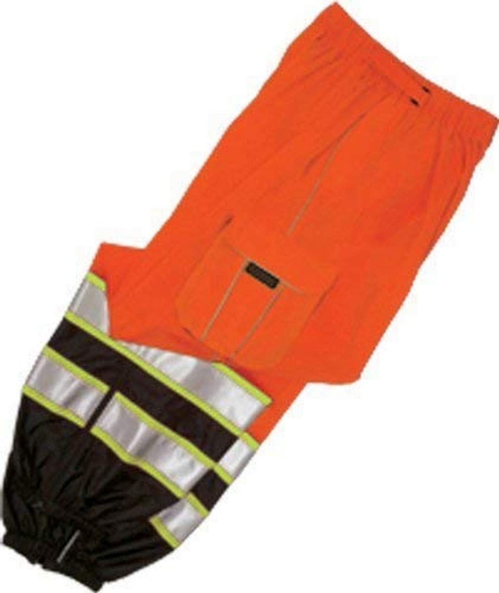 Kishigo 3119 Polyester Brilliant Series Mesh Pant, Fits Large and Extra Large, Orange