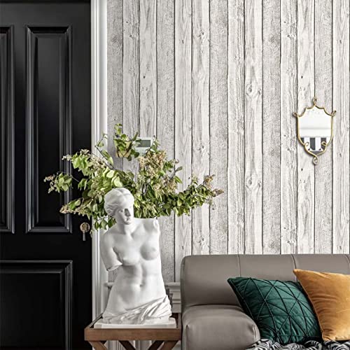 Wood Texture Wallpaper Matte Self Adhesive 17.7 In X 118 In Shiplap Peel And Stick Paper For Furniture Wall Refurbishment #TOP2