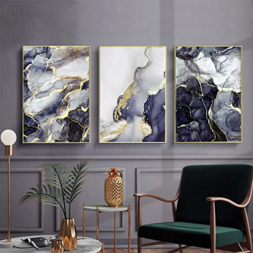 Art islamique moderne effet marbre | Tableau calligraphie arabe salon chic 50x70cm