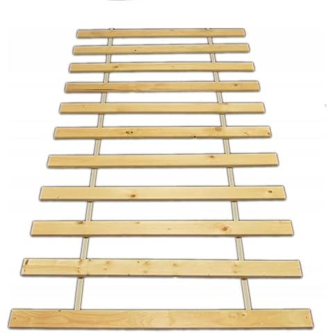 SunWood Noel Lattenrost Rollrost Bettrost Rollroste Holzlatten Latten Lamellen Rolllattenrost 100 x 200 cm Cover