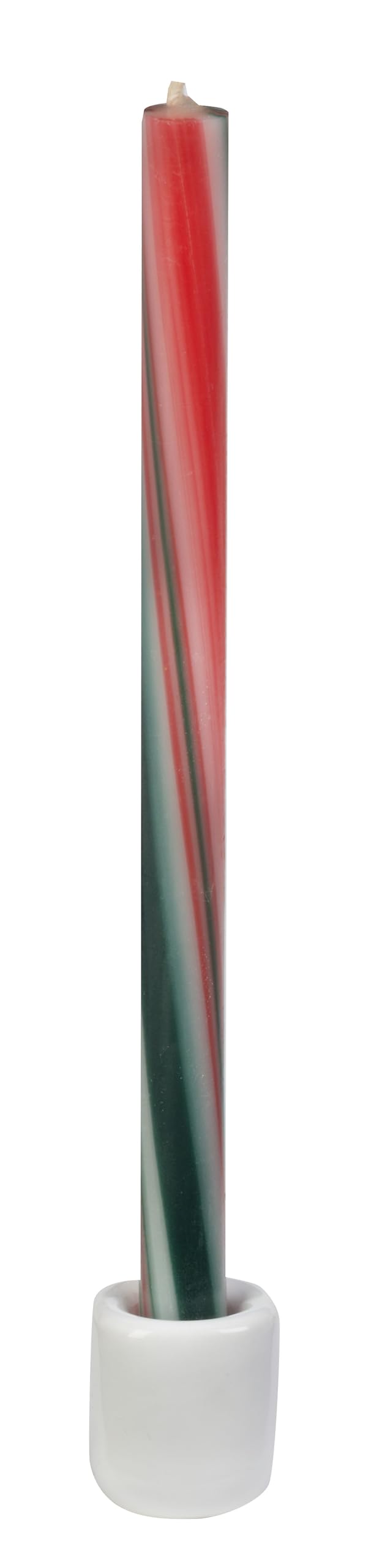 Biedermann & Sons Candy Cane Striped Taper Candles