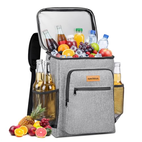 Kühlrucksack 30Dosen Kühltasche 24L 14h Kühlung Isolierter Picknickrucksack