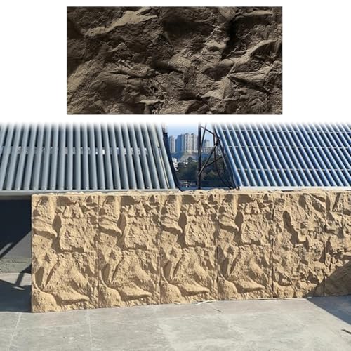 Paneles de pared 3D decorativos para uso en interiores y exteriores, revestimiento de revestimiento de piedra de poliuretano para telón de fondo de pasillo