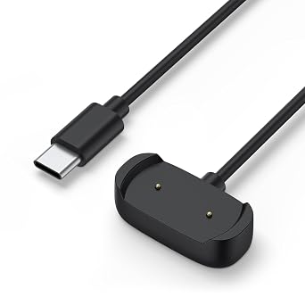 AK USB C Charger Compatible with Amazfit Bip 5/3 / 3 Pro/Bip U, GTS 4 2 Mini / 2e, GTR 2 Mini / 2e, Amazfit T-Rex Pro, Active, Replacement Smart Watch Charging Cable Cord, 3.3FT/1M