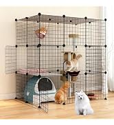 Amazon.co.jp: TUIYIDUO 猫ケージ キャットケージ 大型 3段 111*75