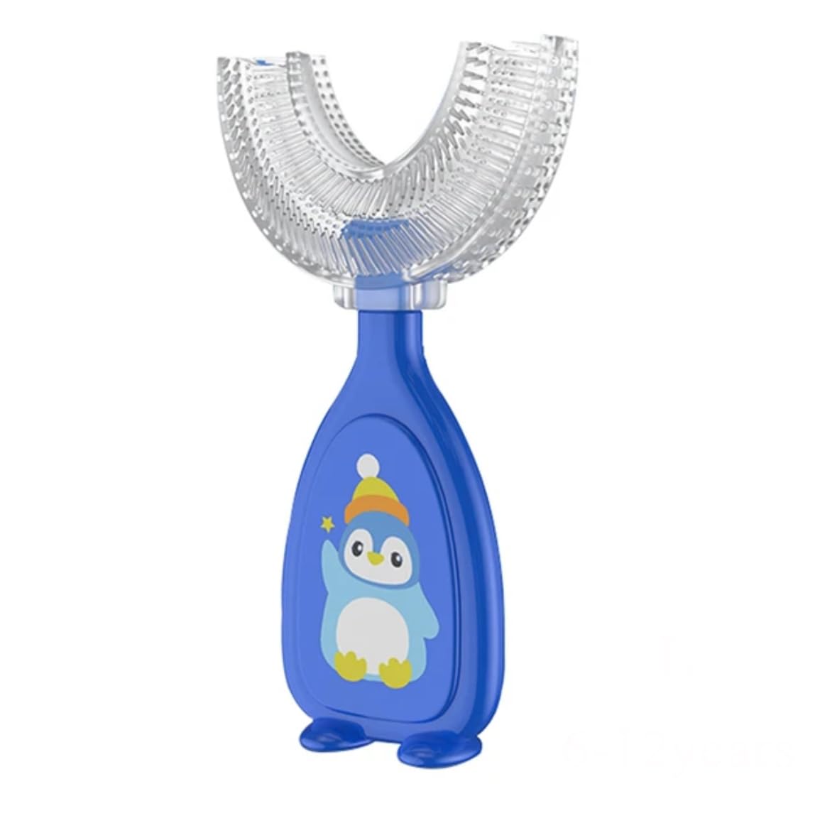 Mommas Baby U-Shaped Toothbrush for kids, Food Grade Soft Silicone Brush Head, 360° Oral Teeth Cleaning Tool, Toxic-Free Material, Soft & Elastic Bristles For 360° Degree Dental Cleaning (MB40268)-image-4