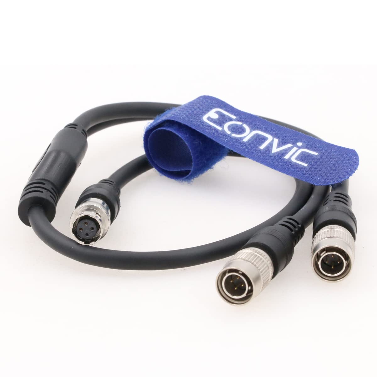 Eonvic Hirose 4 Pin Female Y to 2 x 4 Pin Hirose Male Y Splitting