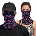 GVYGVY Neck Gaiters for Men Women - Red Blue Fire Sports Car Print Balaclava Bandanas Neck Scarf Half Face Mask Cover