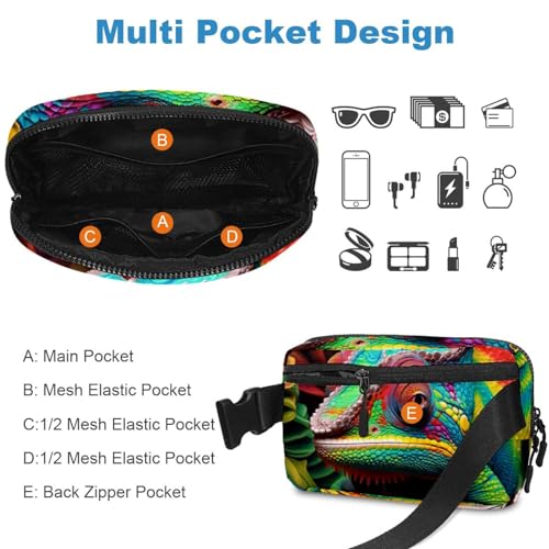 Ceinture de course à pied argent réglable avec pochette fine
