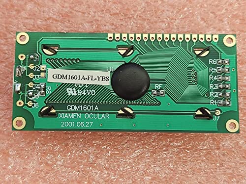 (1 PC) GDM1601A-FL-YBS Display LCDM TRASF. LED STN Y h.
