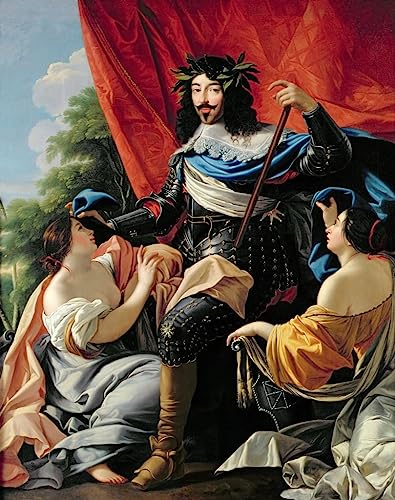 Tableau Louis XIII par Simon Vouet - Impression d'art sur toile déco murale 60x90cm