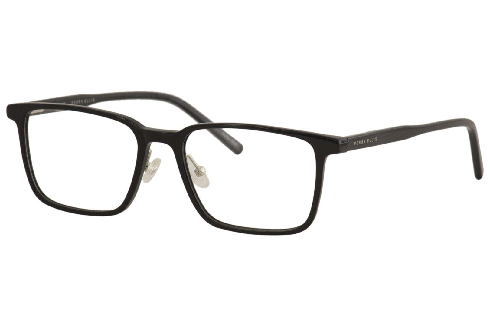 Men's Eyeglasses PE424 PE/424 1-Black Full Rim Optical Frame 55mm