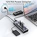 Powered USB 3.2 Hub, ACASIS 10 Ports USB 3.2 Hub with 10Gbps Data Speed, Aluminum Housing, USB Hub Powered with 48W Power Adapter, USB Hub for PC/Laptop, Computer, Flash Drive, Printer, Camera