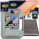 BandelOne enthält Filterset Inspektionspaket+Liqui 5W30 Öl passend für Astra G H A