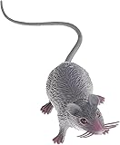 SelHeng Lifelike Fake Mouse Realistic Mice, Halloween Prank, Spooky Rat, Rubber Rat with Long Tail, Creepy April Fool's Day Decorations