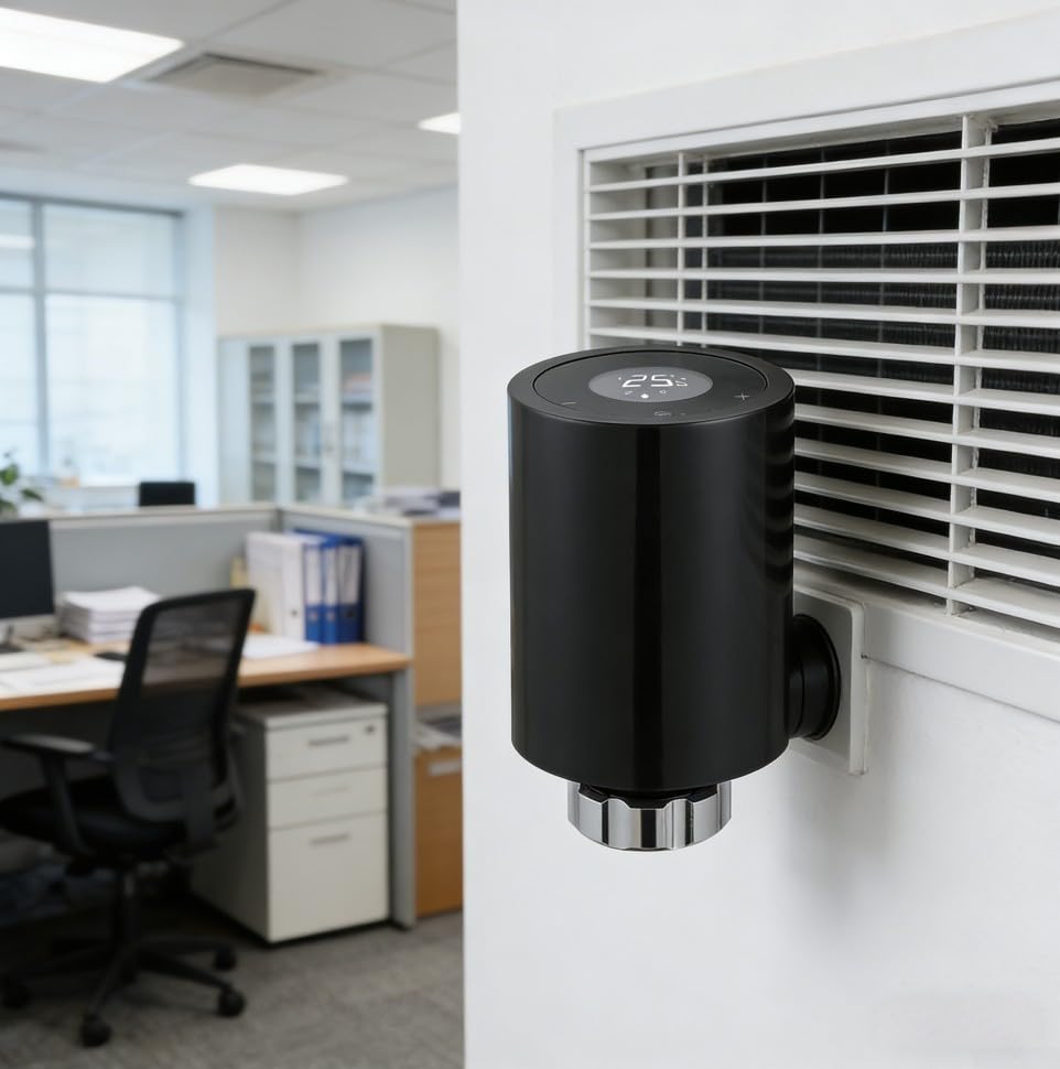 Tête de thermostat pour zigbee avec contrôle température CVC précis
