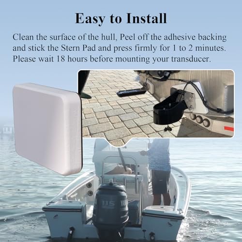 Image of Standard Size 4.5 inchx3.5 inchx0.75 inch Pad, Screwless Transducer Mounting Plate Kit