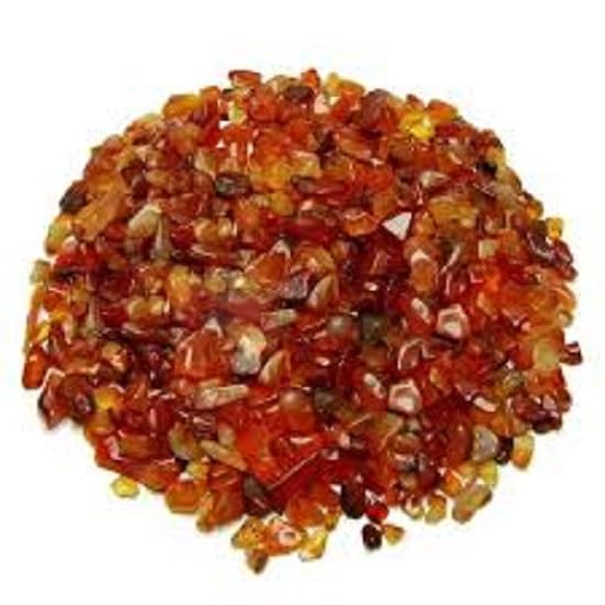Red Carnelian Crystal Chips for Vastu 300Gm Natural Gemstone Chips Stone for Home Decor Items Flower Pot Aquarium Fish Tank Jewellery Making-image-32