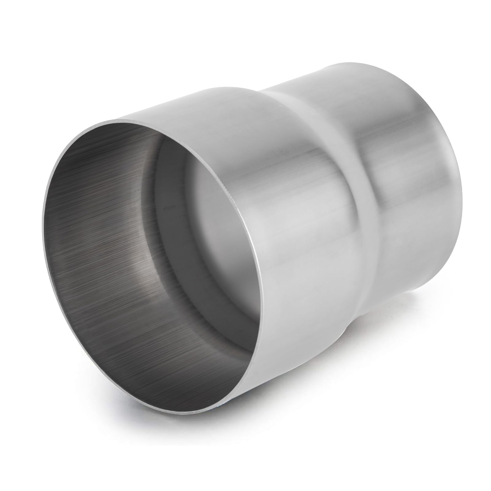 Exhaust Adapter Connector 3" ID to 3.5" OD, A-KARCK Exhaust Pipe Reducer 4" Overall Length 304 Stainless Steel