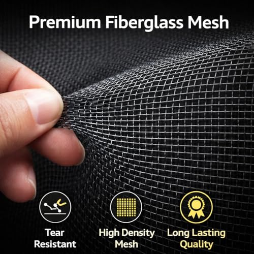 Image of Door Net for Home Entrance 200 * 100cm Black Magnetic Net for Door Auto-Closing Insect Screen to Keep Mosquito Out