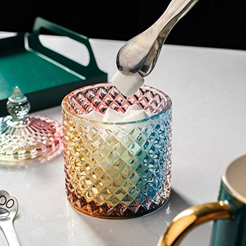 Yalych Zuckerdose Behälter Glas Zuckerdose mit Deckel Haushaltskaffee Zuckerwürfel Aufbewahrungsbox Kreative versiegelte Zuckerdose Snackglas Schmuckschatulle Zuckeraufbewahrungsschalen Spice Jars 4 Yalych Zuckerdose Behälter Glas Zuckerdose mit Deckel Haushaltskaffee Zuckerwürfel Aufbewahrungsbox Kreative versiegelte Zuckerdose Snackglas Schmuckschatulle Zuckeraufbewahrungsschalen Spice Jars