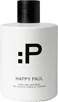 Happy Paul Bright Spice Mens Hair and Body Wash | All-in-One Mens Body Wash | Cleanses, Revitalises, Conditions | Energising & Refreshing with Mood-Lifting Fragrance | Vegan-Friendly | 300ml