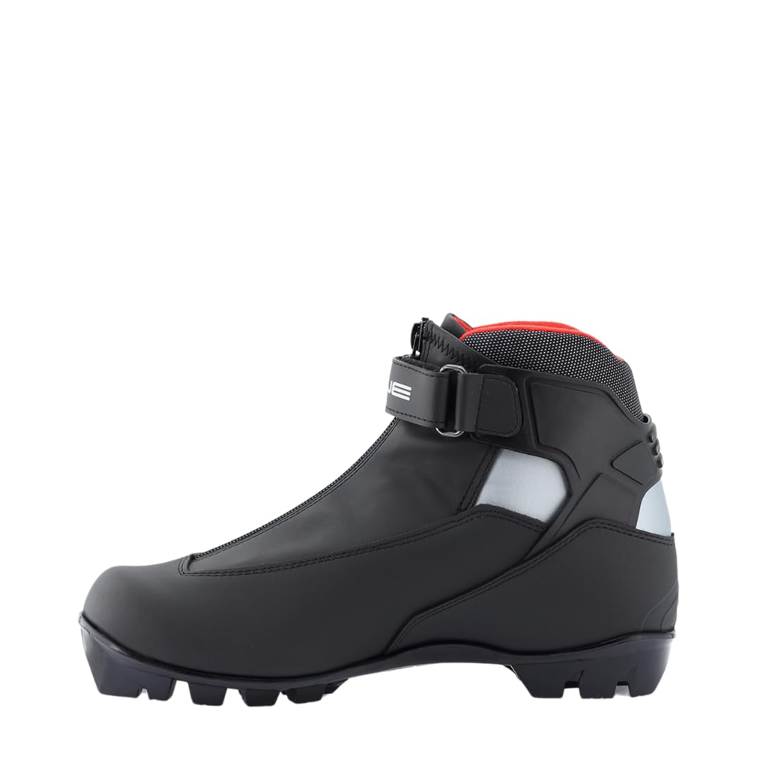 Spine Energy 254 NNN bindung – schwarz – Langlaufschuhe für fortgeschrittenes Niveau – Kombi-Schuh, Welcher Beste Voraussetzungen für beiden Lauftechniken (Klassisch oder Skating) bietet
