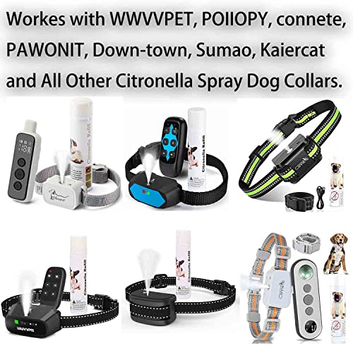 Citronella Spray Refill Can for Poiiopy  Wwvvpet  All Other Brand Citronella Spray Dog Collarsremote Training Collarsdog Antibark Collarshumane and Safe Spray for Pets90mlcan new Formula  Cucciolini Doodles Citronella spray refill can for poiiopy  wwvvpet  all other brand citronella spray dog collarsremote training collarsdog anti bark collarshumane and safe spray for pets90mlcan new formula   cucciolini doodles
