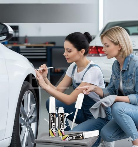 Image of Car Scratch Remover Touch Up Paint Pen Automotive Car Paint Pen Scratch Repair for Deep Scratches Special-Purpose (Classic-White)