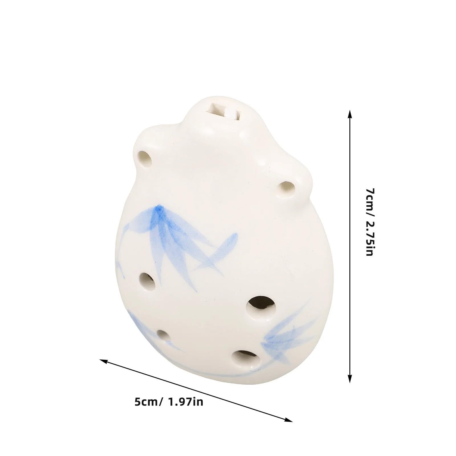 Ocarina In Ceramica Ocarina In Ceramica A 6 Fori Per Principianti Strumento Per Esercitarsi Con L'ocarina
