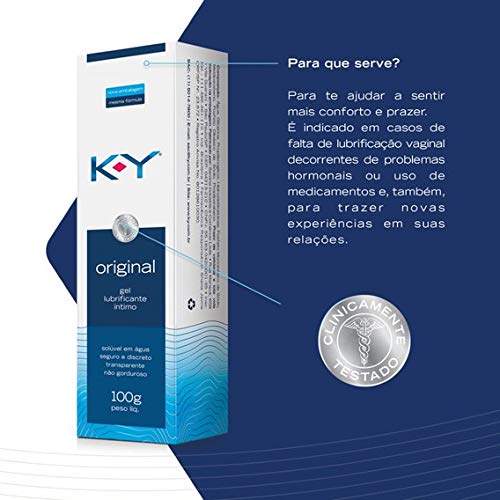 K-Y Gel Lubrificante Intimo Bisnaga 100G, K-Y