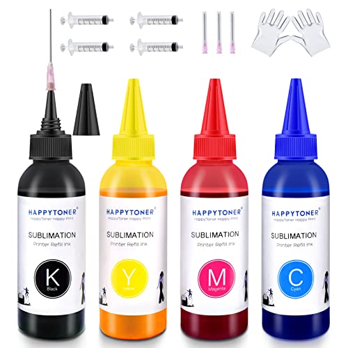 HAPPYTONER Sublimation Ink for Epson WF 7710 7720 WF 3620 ET-2803 2720 2760 2750 2800 ET-4700 15000,EP Series for 502 522 542 212XL C88+ ... CISS Cartridge Etc Sublimation Ink HAPPYTONER Sublimation Ink for Epson WF 7710 7720 WF 3620 ET-2803 2720 2760 2750 2800 ET-4700 15000,EP Series for 502 522 542 212XL C88+ ... CISS Cartridge Etc Sublimation Ink