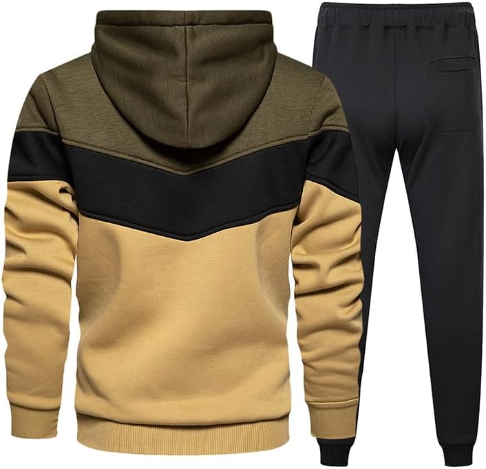 Lavnis Men's Tracksuits Sweatsuits for Men Hoodie Athletic Track Suits 2 Piece Set Casual Hooded Outfits - Image 2