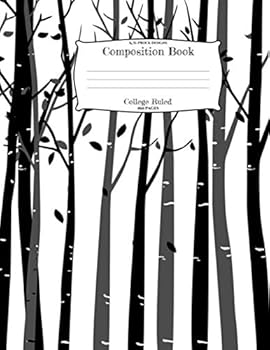 120 Page Forest/Trees Fashion Composition Book - Journal College Rule Stylish Notebook - K. D. Prock Designs