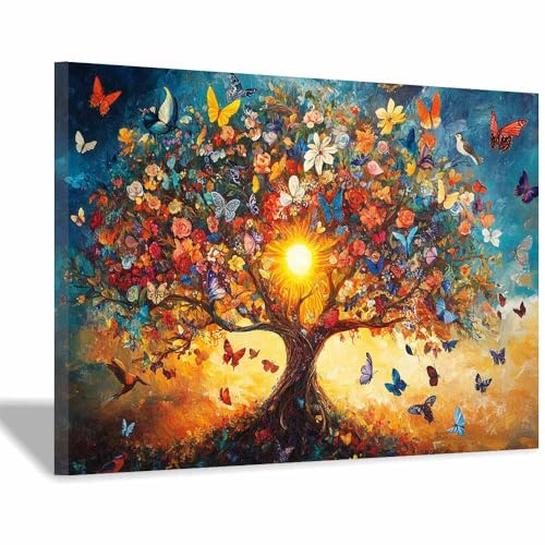 Tableau arbre de vie pour une décoration moderne du salon