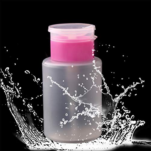 Push-Down-Spender 150Ml Nagellackentferner Pumpe Leere Flasche Spender Alkohol Flüssigkeit Push-Down-Pumpe Flasche Ãl Flüssigkeit (Pink) – Bild 4