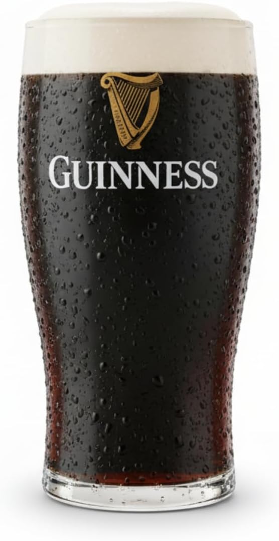 Guinness Draught Pint Glass 20oz (Pack of 4)